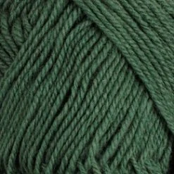 Dämpad Grön 132 - 3tr Strikkegarn 50g