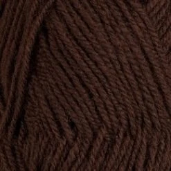 Brun 133 - 3-tr Strikkegarn 50g