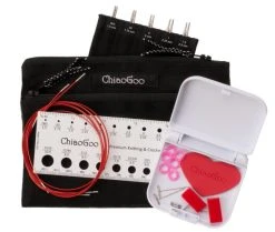 Twist Red Lace Mini 5" -ChiaoGoo Set