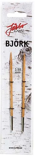 5,50mm - Björk Korta ändstickor