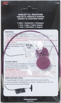 60cm Kabel Till Utbytbara Stickor